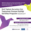 STK'lar İçin Toplumsal Cinsiyet Eşitliği Sertifika Programı