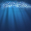 Giant ocean in the depths of the world