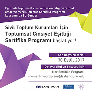 STK'lar İçin Toplumsal Cinsiyet Eşitliği Sertifika Programı