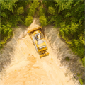 Although the deforestation slows down, the pressure continues
