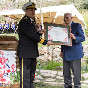 Nezahat Gökyiğit Botanical Garden sightseeing spring with "Ertuğrul Fırkateyni Rated Ceremony"